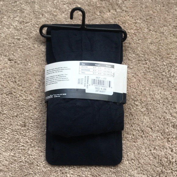 NWT trimfit navy tights - Picture 3 of 4